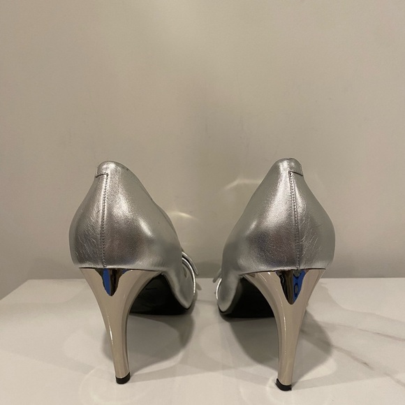 Roger Vivier Silver Buckle Heels - Picture 10 of 15